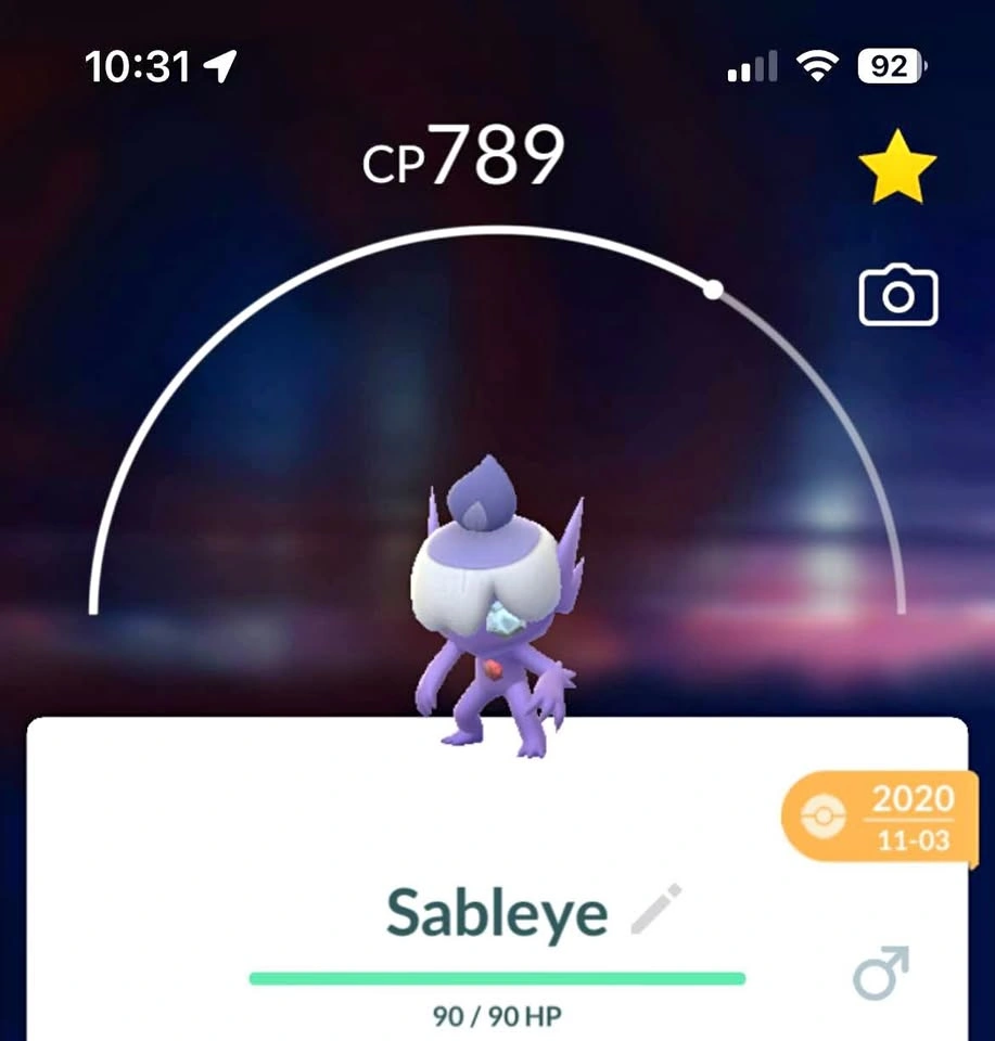 Pokemon Go Sableye With Litwick Hat