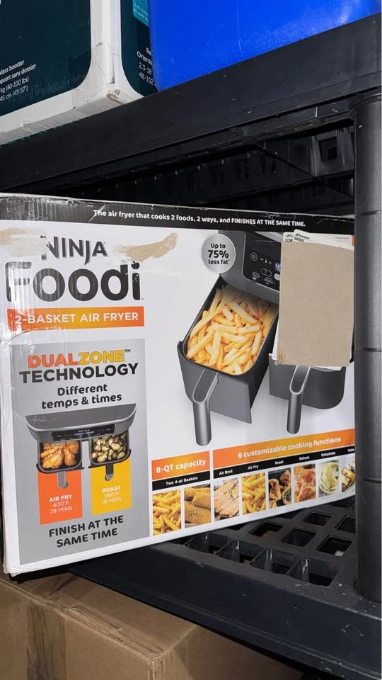 Ninja Foodi 2-Basket Air Fryer (Brand new in box) - photo 2