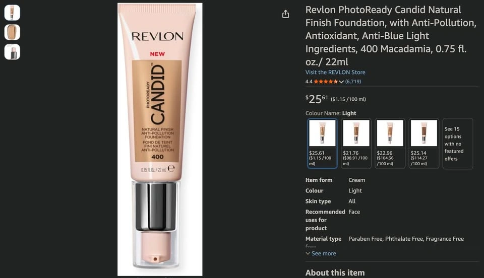 Revlon PhotoReady Candid Foundation - photo 2