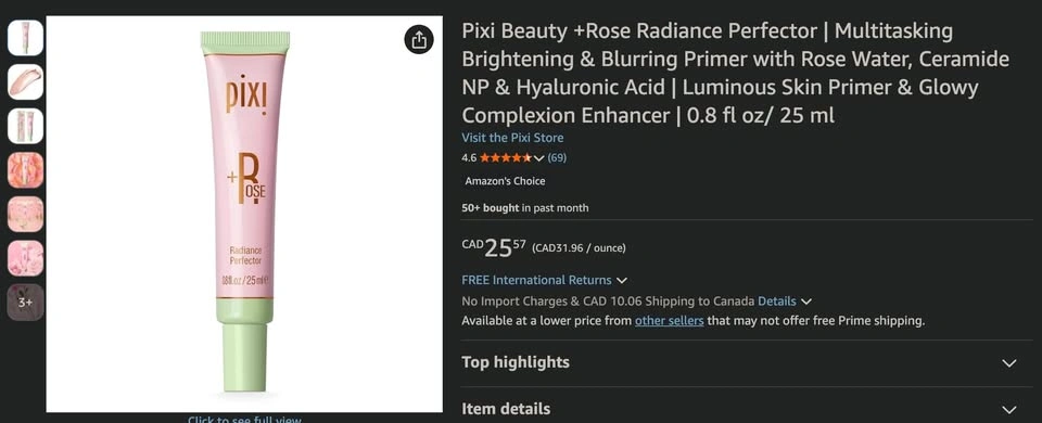 Pixi + Rose Radiance Perfector Skin Illuminating Enhancer - photo 2