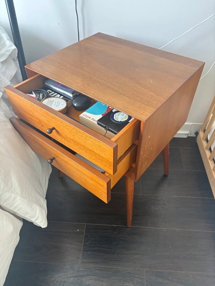 West Elm Mid-Century Nightstand – Acorn (2 available) - photo 2