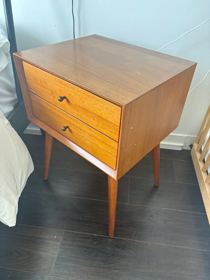 West Elm Mid-Century Nightstand – Acorn (2 available) - photo 3