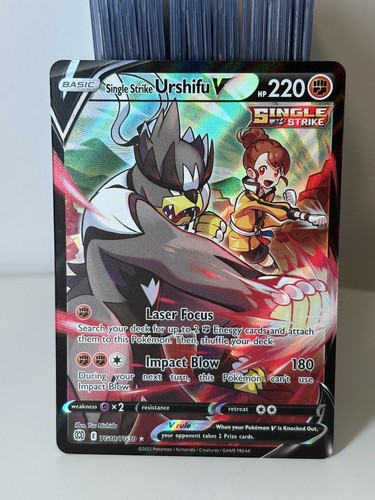 Single Strike Urshifu V TG18/TG30 Pokemon Brilliant Stars