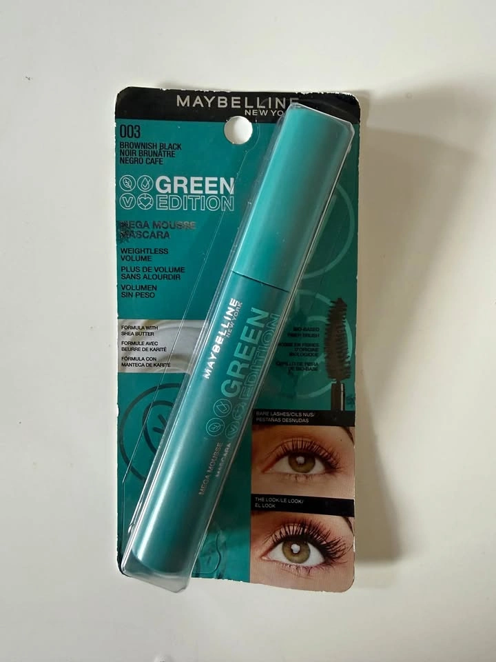 Maybelline Green Edition Mega Mousse Mascara - 003 Brownish Blac
