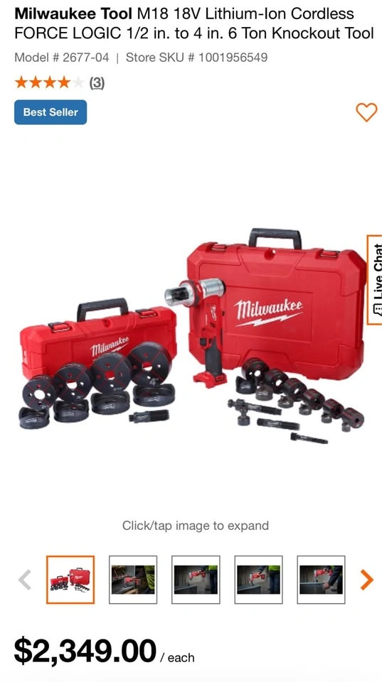 Milwaukee knockout tool kit - photo 2