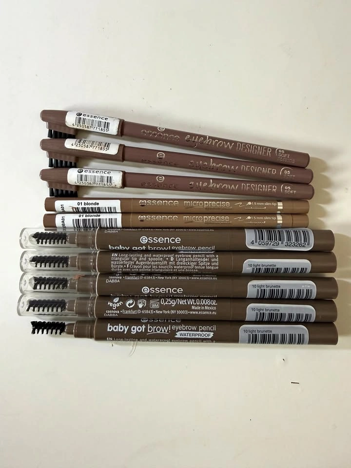 essence Eyebrow Pencil Bundle - Designer, Micro Precise, Baby Go