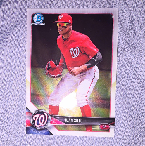 2018 Bowman Chrome #BCP52 Juan Soto RC Rookie 1st Bowman