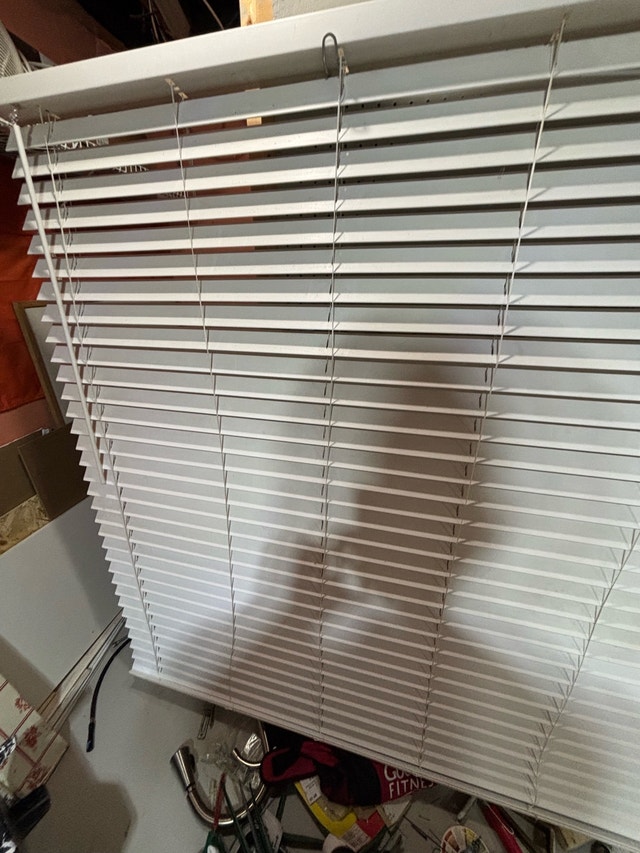 Large Thick Faux Wood Window Blinds - photo 2