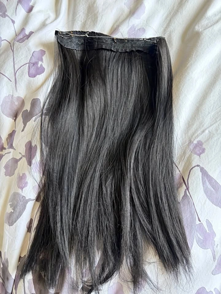 That Hair 18” Dark Brown Synthetic Halo Extension Straight