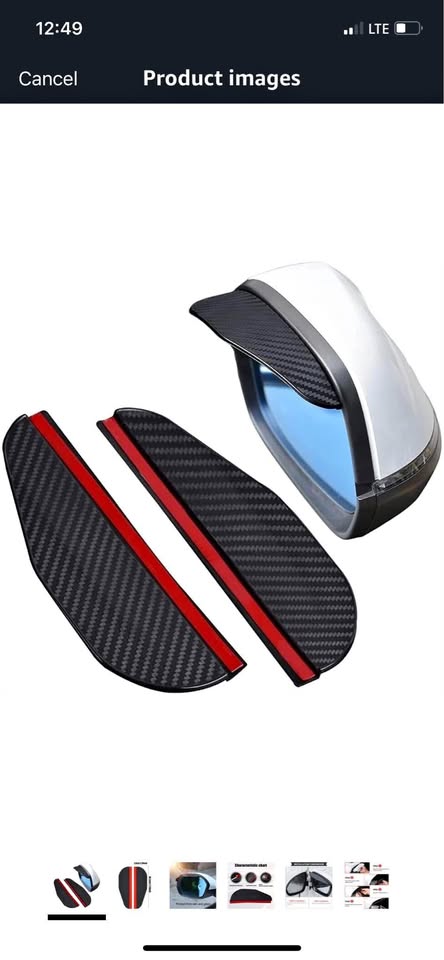 Car Side Mirror Rain Deflector Guards