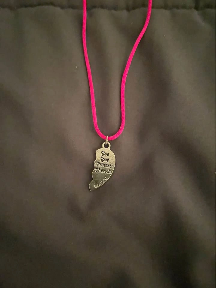 Half Heart Moon Necklace - photo 4