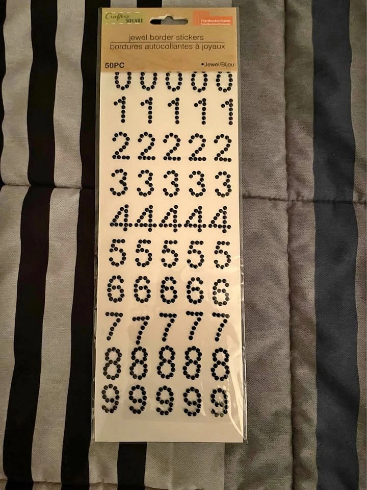 Jewel Border Stickers