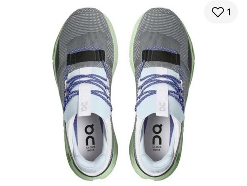 On Cloudnova Rock Meadow Men’s Gray/Green Sneakers - photo 5