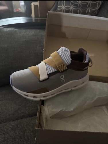 On Cloudnova Wrap Men’s Gray/White/Tan/Purple Sneakers