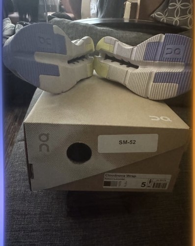 On Cloudnova Wrap Men’s Gray/White/Tan/Purple Sneakers - photo 2