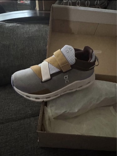 On Cloudnova Wrap Men’s Gray/White/Tan/Purple Sneakers - photo 3
