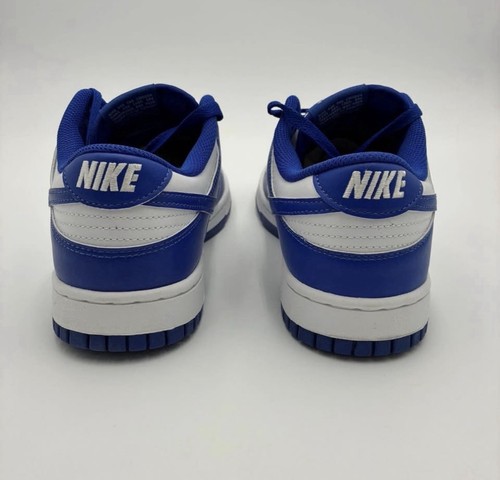 Nike Dunk Low Retro Men’s White/Blue Colorblock Sneakers - photo 4