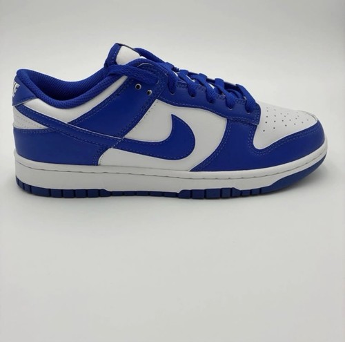 Nike Dunk Low Retro Men’s White/Blue Colorblock Sneakers - photo 5