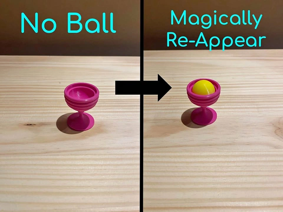 Magic Trick Disappearing Ball Goblet