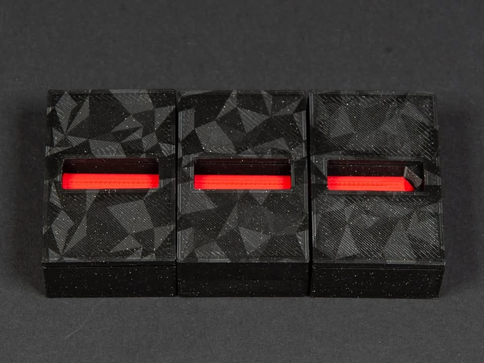 Cool Black Red 3D Printed Puzzle Toy - photo 2
