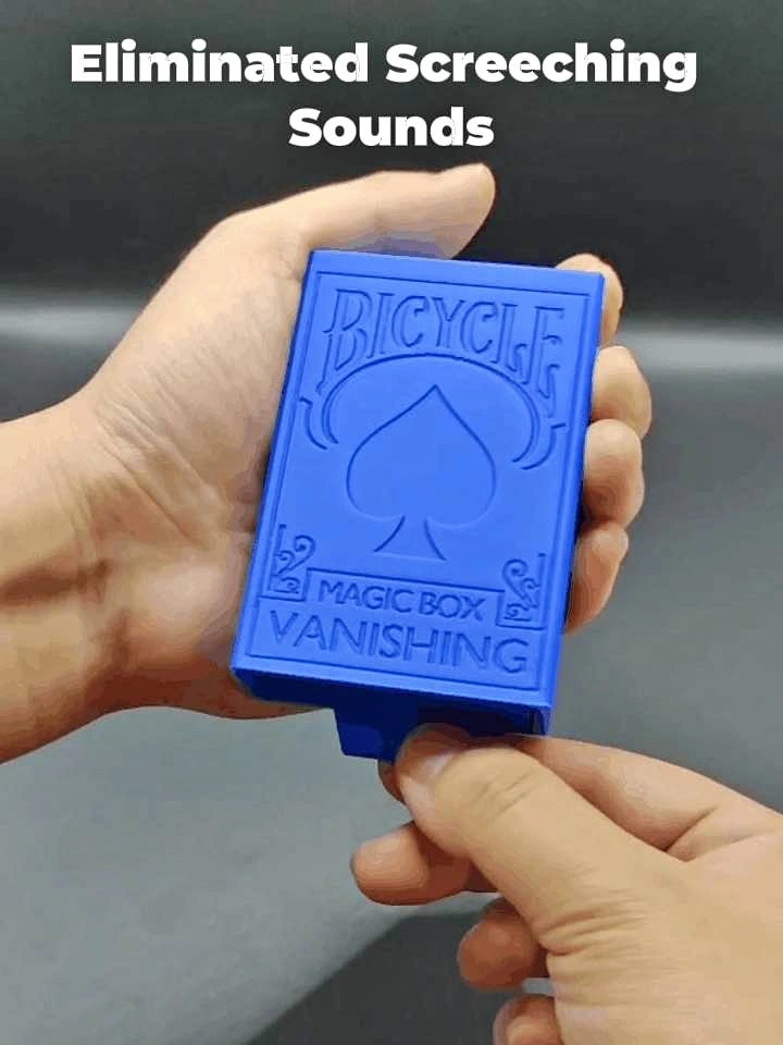 Blue Bicycle Magic Vanishing Box - No Screeching Sounds