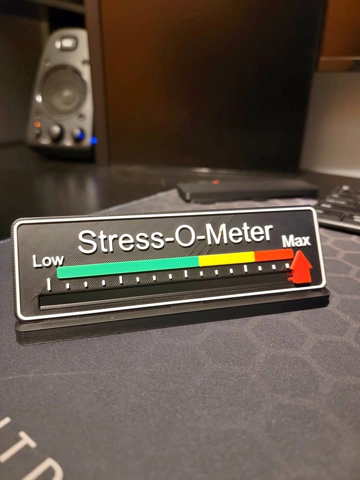 Stress-O-Meter Desk Accessory