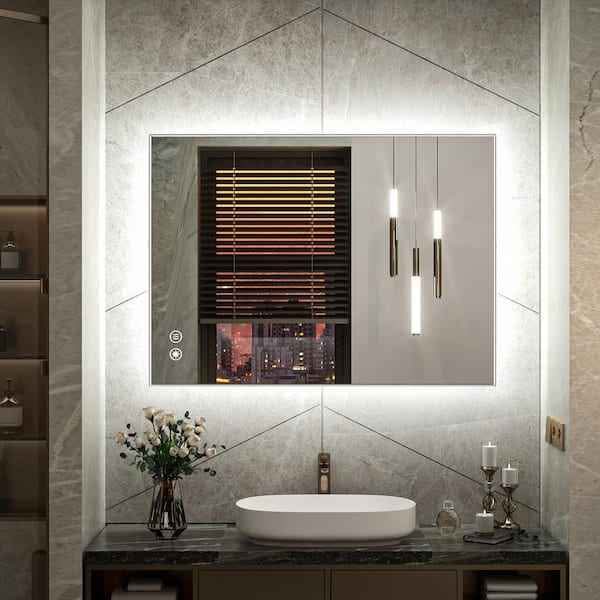 KeonJinn 24x36 Inch Backlit 3 Colour LED Light Mirror BRAND NEW - photo 5