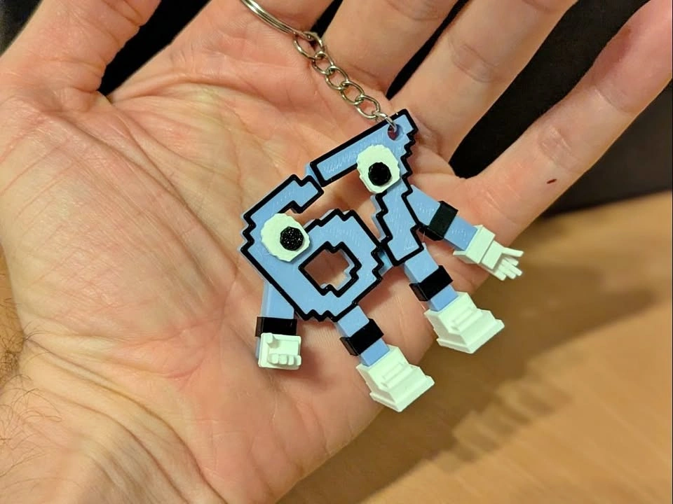 Brainrot Character Keychain