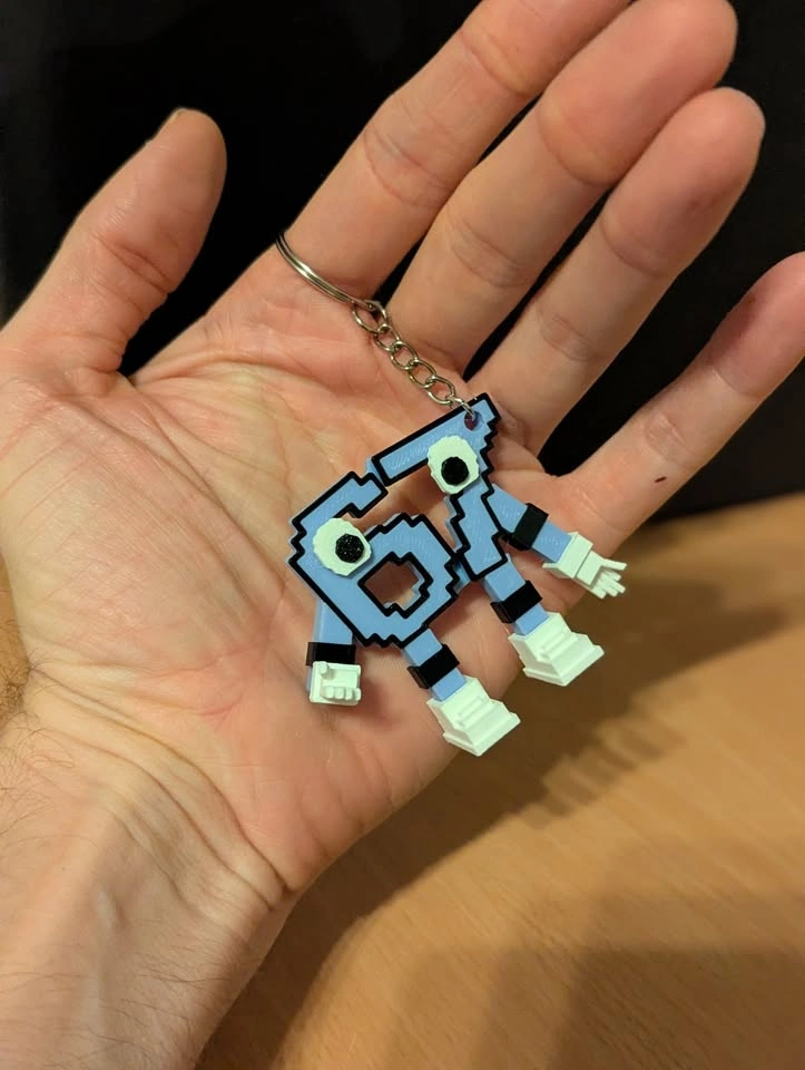 Brainrot Character Keychain - photo 4