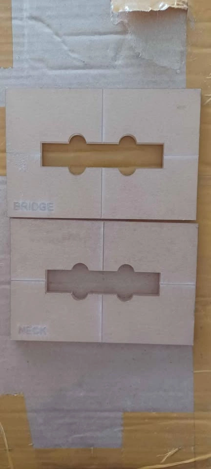 Telecaster Body/Headstock and Bass Pickup Routing Templates - photo 3