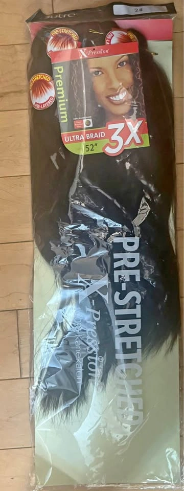 Brand new Outre X-Pression Kanekalon 3X Pre-Stretched Ultra Brai