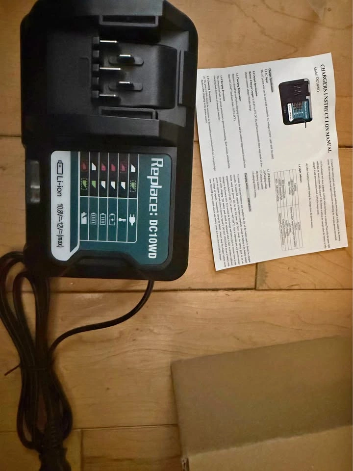 Replacement Charger for Makita 10.8V-12V CXT Batteries