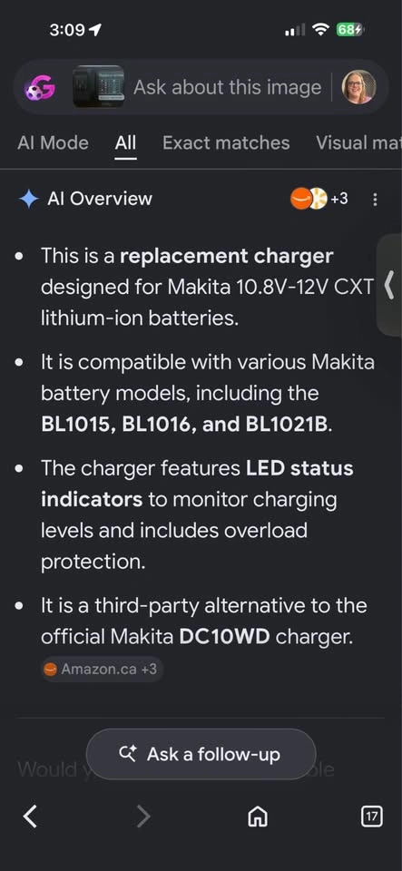 Replacement Charger for Makita 10.8V-12V CXT Batteries - photo 4