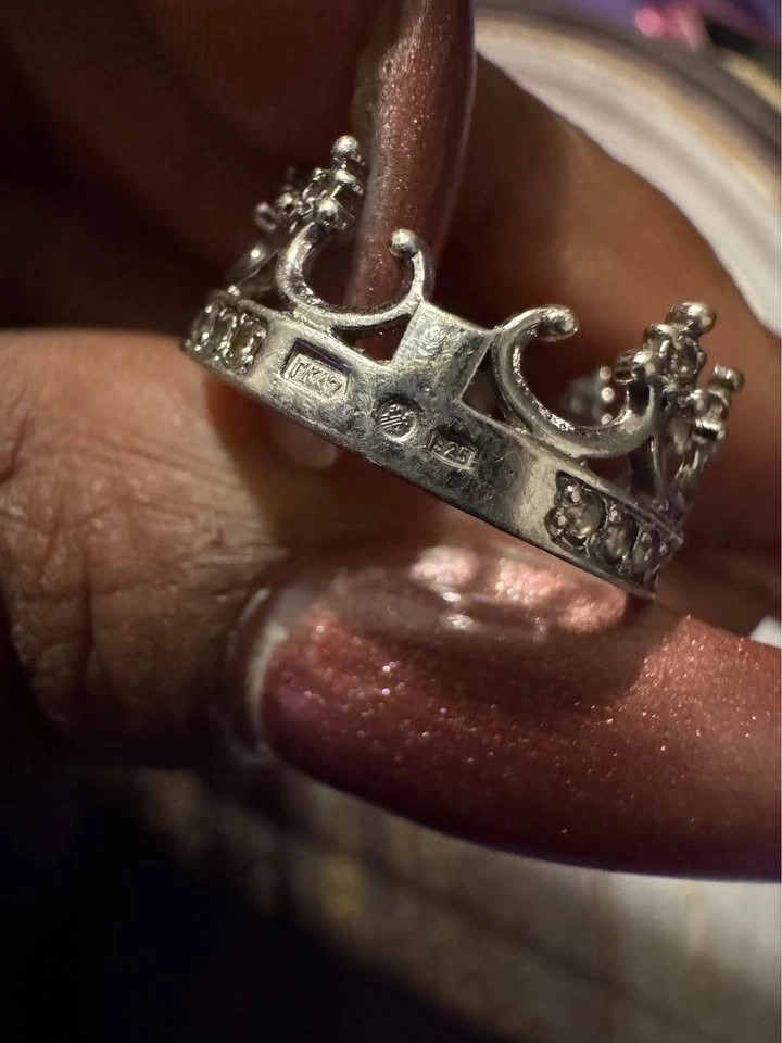 Size 6.5 crown ring - photo 2