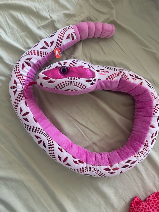 snake stuffed animal that rattles