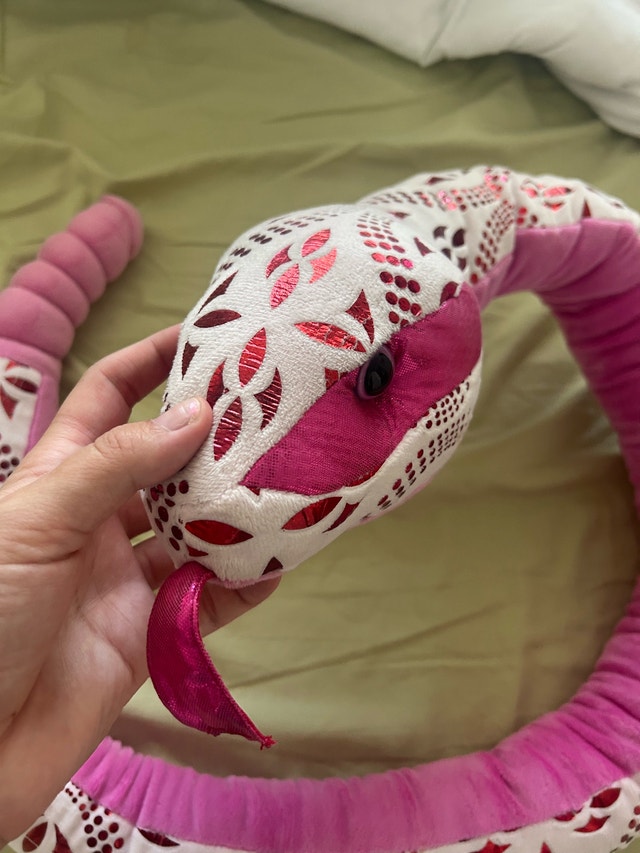 snake stuffed animal that rattles - photo 2