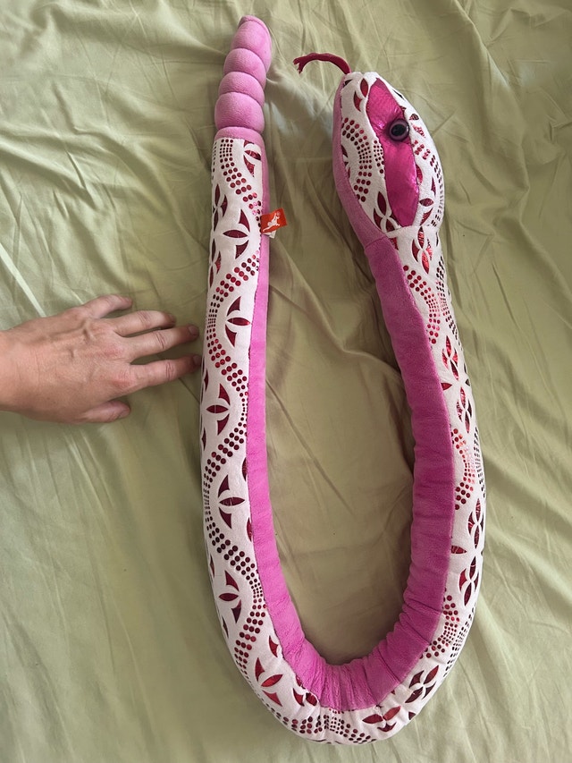 snake stuffed animal that rattles - photo 3