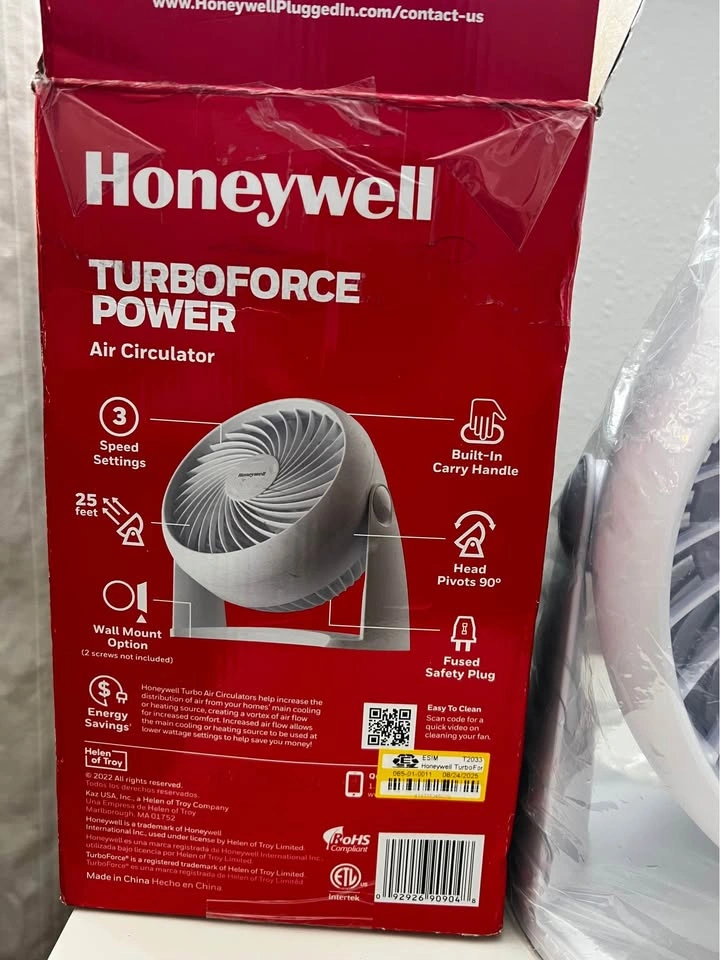 Honeywell TurboForce Power 3 Speed Fans New Summer Cooling Fan - photo 5