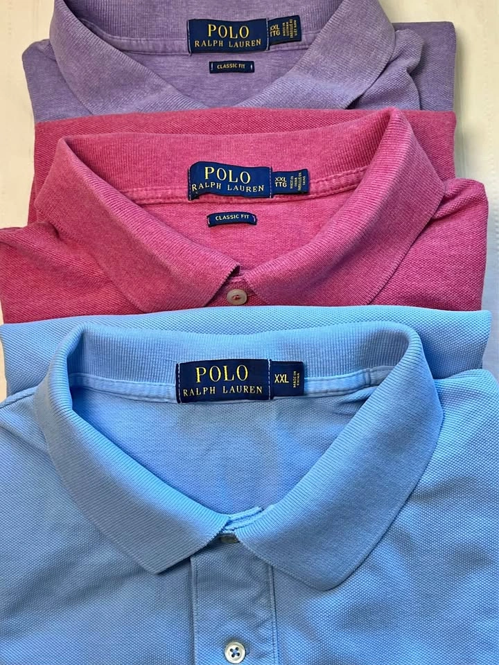 Three XXL Polo Ralph Lauren Classic Fit Polo Shirts 3 for $100