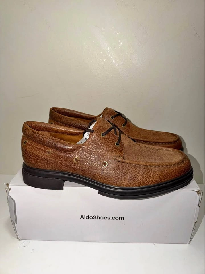 New Aldo Men Leather Shoes. Size 13 US. Firm price.