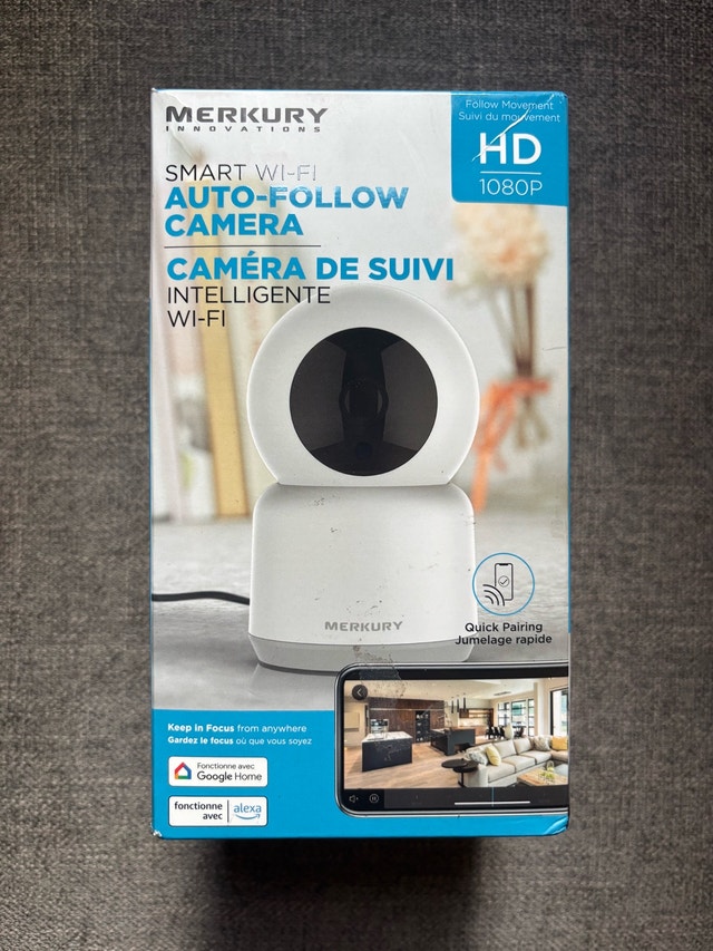 Merkury Innovations Smart Wi-Fi Auto-Follow Camera