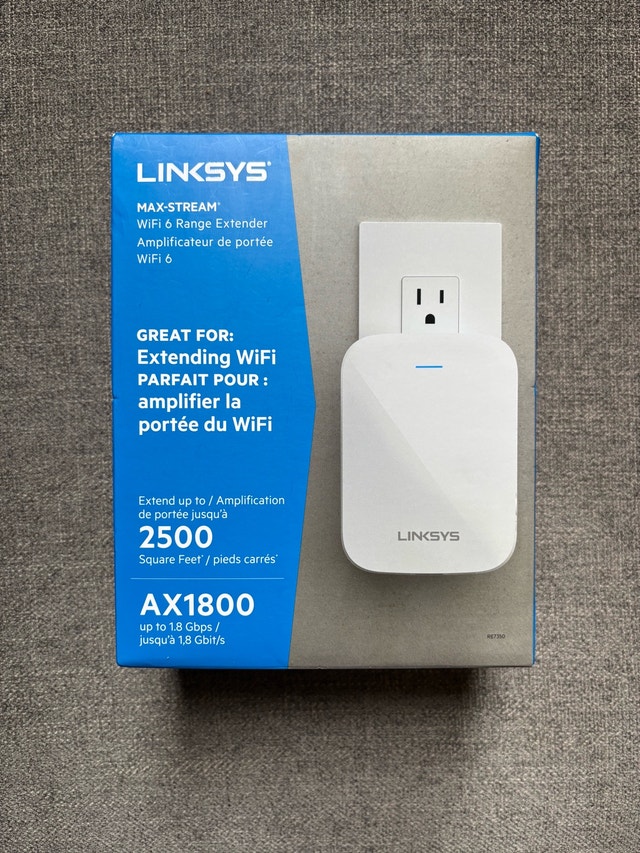 Linksys RE7350 WiFi 6 Range Extender