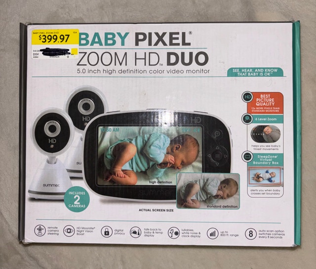 Summer Infant Baby Pixel Zoom HD Duo