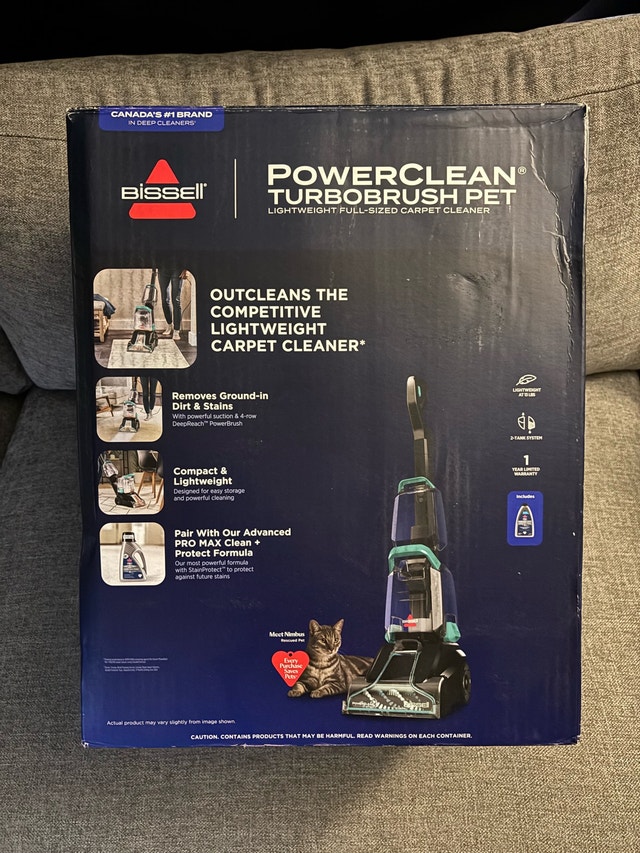 Bissell Powerclean Turbobrush Pet Carpet Cleaner