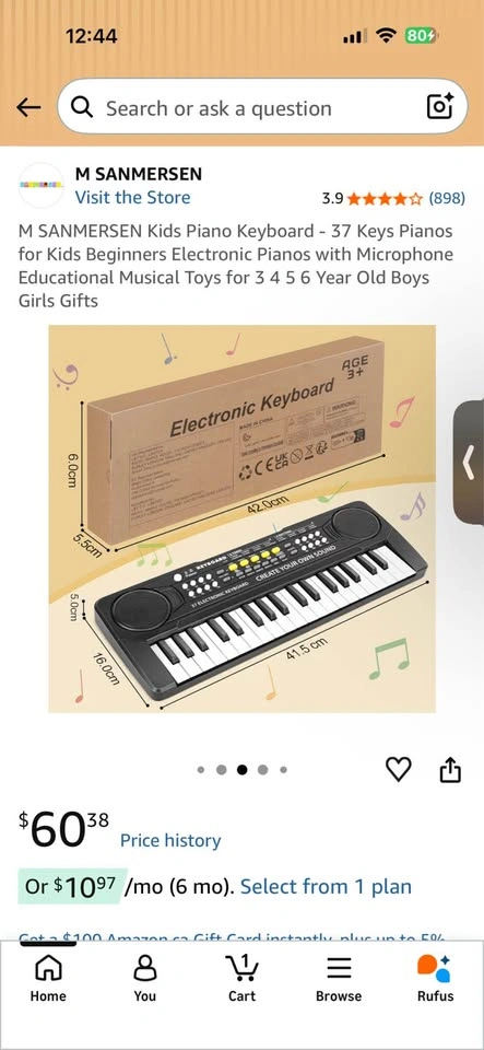Brand new inbox electronic keyboard - photo 5