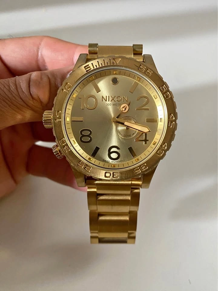 Nixon 51-30 Tide Gold Watch