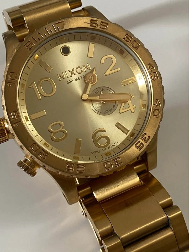 Nixon 51-30 Tide Gold Watch - photo 2
