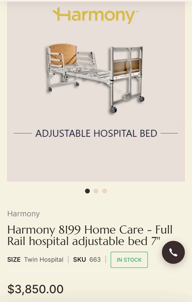 Medical Bed Adjustable Harmony Homecare - photo 4
