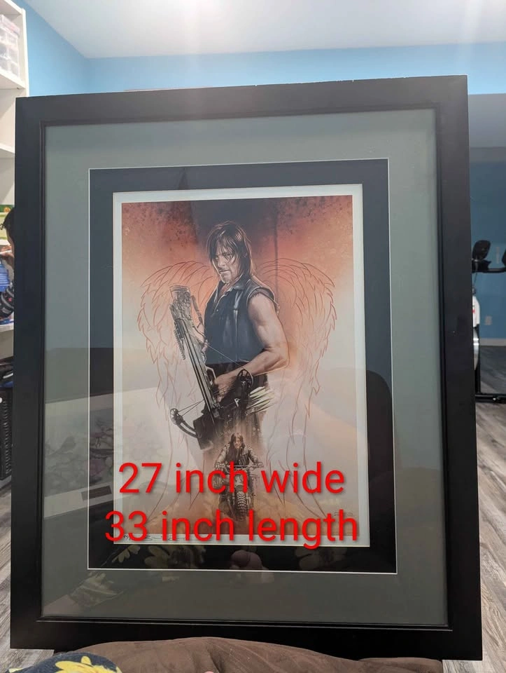 The Walking Dead Daryl Dixon Framed Art Print 27x33 - photo 2