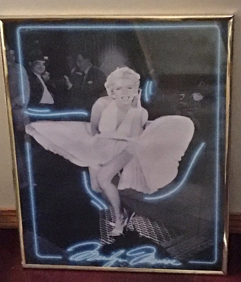 Rare framed vintage Marilyn Monroe poster